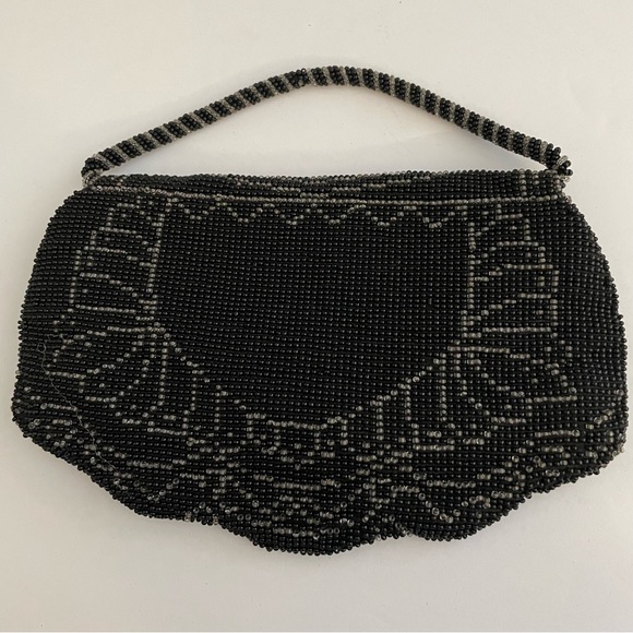 The archive vintage (1920’s) beaded bag, women’s. - Picture 2 of 6